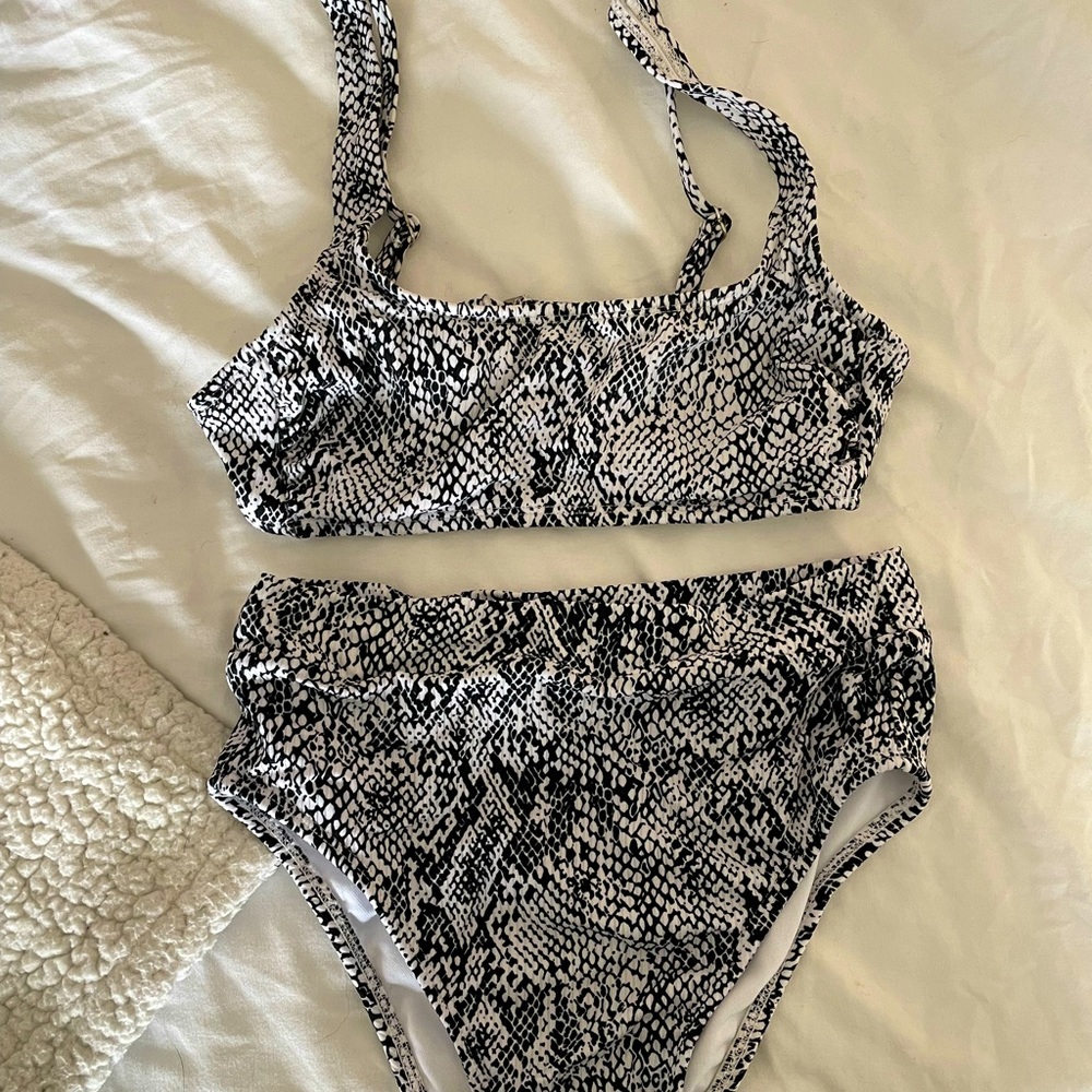 Xhileration Target high waisted snake print bikini